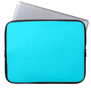 Cyan Sky Blue Color Anpassen Laptopschutzhülle