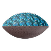 Cyan Sky Blue Football (Gedreht 270)