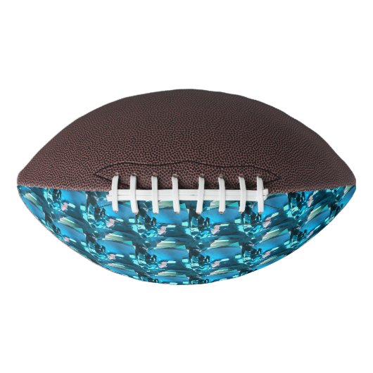 Cyan Sky Blue Football (Vorderseite)
