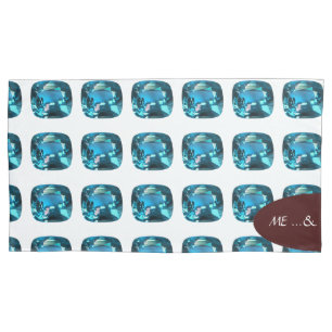 Cyan Sky Blue Kissenbezug