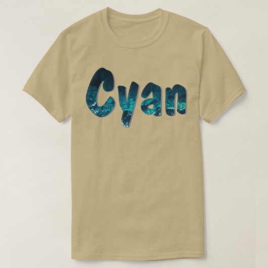Cyan T-Shirt (Design vorne)