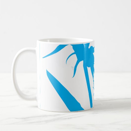 CYAN - Tazon con Flor del paraíso en calipso Kaffeetasse (Links)