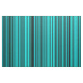 Cyan und Black Muster der Streifen Stoff (Fat Quarter (45,7 x 55,9 cm))