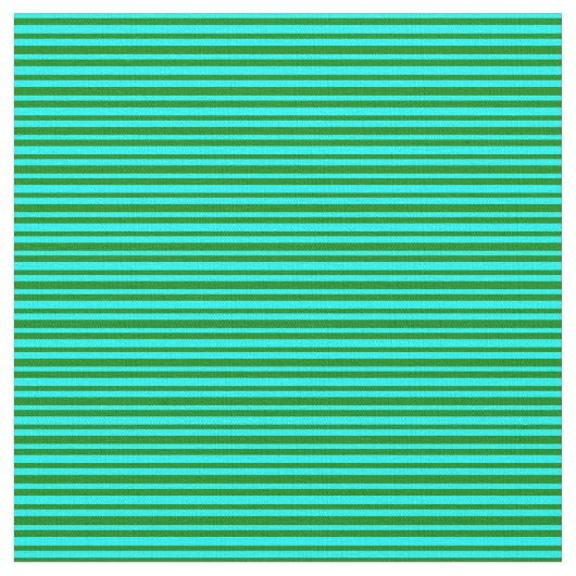 Cyan und Green Striping Muster Stoff (Nahaufnahme)