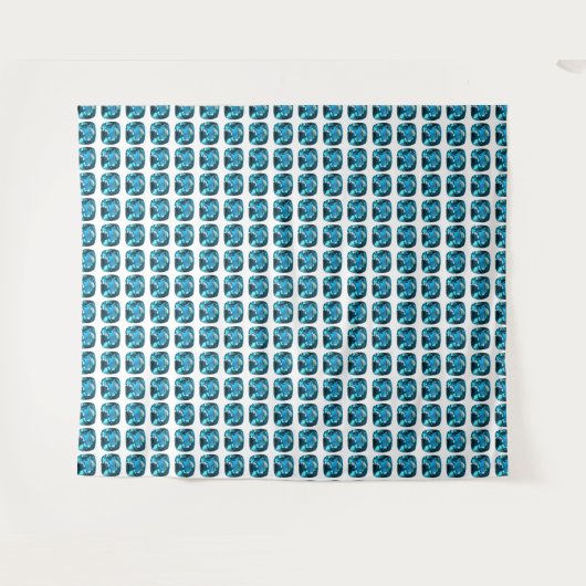 Cyan Wandteppich (Vorderseite (Horizontal))