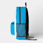 Cyan-weiße Tasche (Rechts)