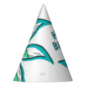 Cyan Wisps Partyhütchen (Links)