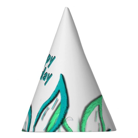 Cyan Wisps Partyhütchen (Rechts)