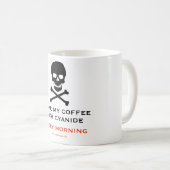 CYANID, SELBSTMORD, GIFT KAFFEETASSE (VorderseiteRechts)