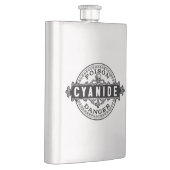 Cyanid Vintage Style Giftlabel Flachmann (Rechts)