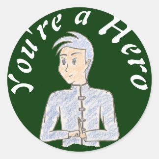 Cyankazu Runder Aufkleber