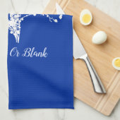 Cyano Print Berries Geschirrtuch (Viertel Falte)