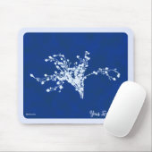 Cyano Print Berries Mousepad (Mit Mouse)