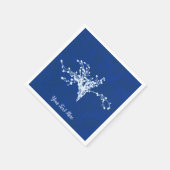 Cyano Print Berries Serviette (Ecke)