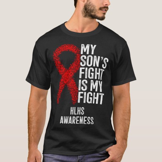 Cyanotic Heart Disease My Son's Fight Is My Fight  T-Shirt (Vorderseite)