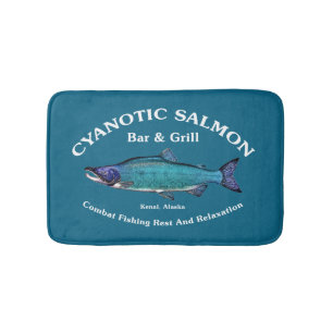 Cyanotic Lachs Bar & Grill Badematte