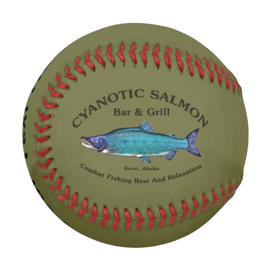 Cyanotic Lachs Bar & Grill Baseball (Vorderseite Links)