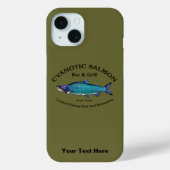 Cyanotic Lachs Bar & Grill Case-Mate iPhone Hülle (Rückseite)