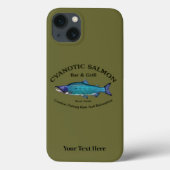 Cyanotic Lachs Bar & Grill Case-Mate iPhone Hülle (Rückseite)