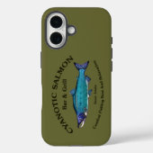 Cyanotic Lachs Bar & Grill Case-Mate iPhone Hülle (Rückseite)