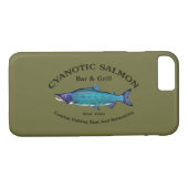 Cyanotic Lachs Bar & Grill Case-Mate iPhone Hülle (Rückseite (Horizontal))