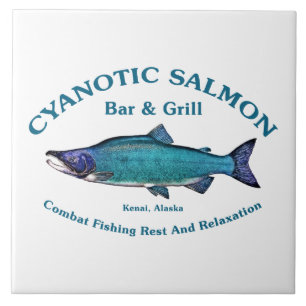 Cyanotic Lachs Bar & Grill Fliese