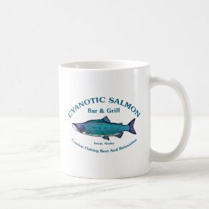 Cyanotic Lachs Bar & Grill Kaffeetasse