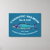 Cyanotic Lachs Bar & Grill Leinwanddruck (Vorderseite)
