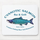 Cyanotic Lachs Bar & Grill Mousepad (Vorne)