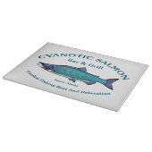 Cyanotic Lachs Bar & Grill Schneidebrett (Ecke)