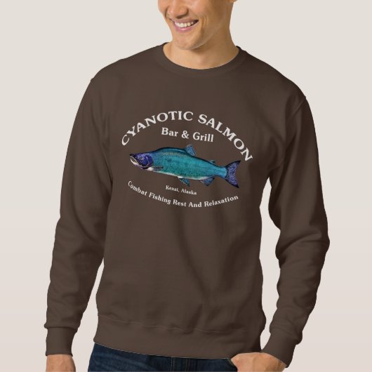 Cyanotic Lachs Bar & Grill Sweatshirt (Vorderseite)
