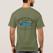Cyanotic Lachs Bar & Grill T-Shirt (Rückseite)