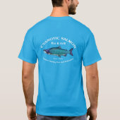 Cyanotic Lachs Bar & Grill T-Shirt (Rückseite)