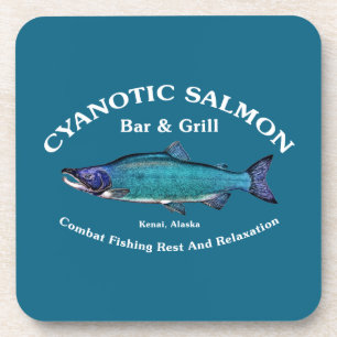 Cyanotic Lachs Bar & Grill Untersetzer