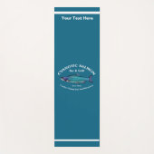 Cyanotic Lachs Bar & Grill Yogamatte (Vorderseite)