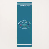 Cyanotic Lachs Bar & Grill Yogamatte (Rückseite)