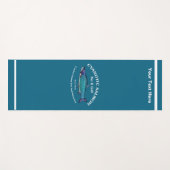 Cyanotic Lachs Bar & Grill Yogamatte (Vorderseite (Horizontal))