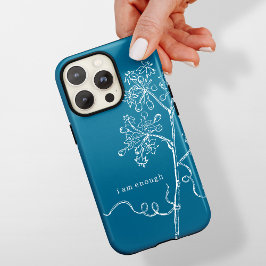 Cyanotype Blue Botanical Floral Custom Case-Mate iPhone 14 Pro Max Hülle