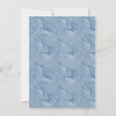 Cyanotype Farben & Visiting Schmetterlinge. Einladung (Rückseite)