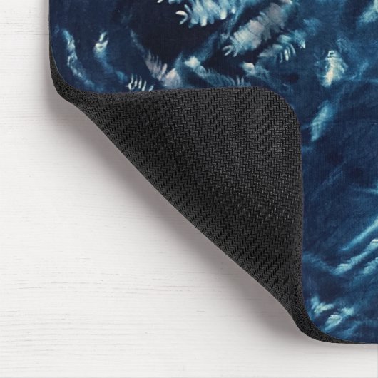 Cyanotype Mousepad - Mimosa Tree (Ecke)
