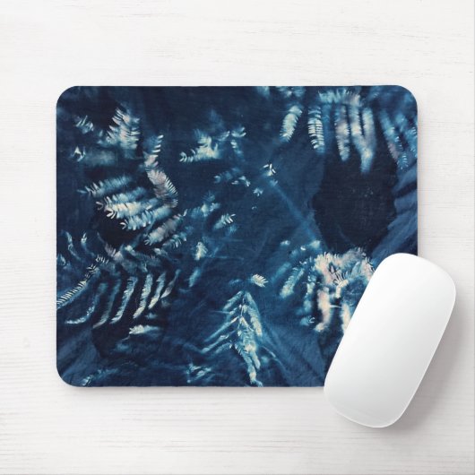 Cyanotype Mousepad - Mimosa Tree (Mit Mouse)