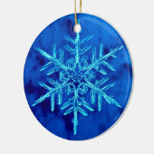 Cyanotype-Ornament #2 Keramik Ornament (Links)