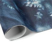 Cyanotype Umhüllungspapier Mimosa/Fern Geschenkpapier (Rolleneckpunkt)