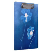 Cyanotypische Blume Klemmbrett (Rechts)