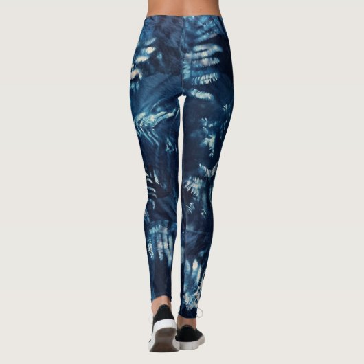 Cyanotypische Leggings (Rückseite)