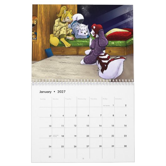 Cyantian zeichnet Kalender 2012 auf (Jan 2027)