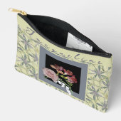 Cyanus Blume Druck Nähtasche Zubehörtasche (Offen)