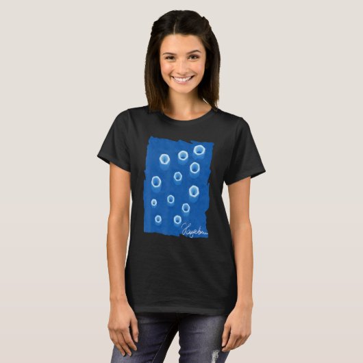 Cyaunography Screws Nuts Fashion Women Men Blue T-Shirt (Vorne ganz)