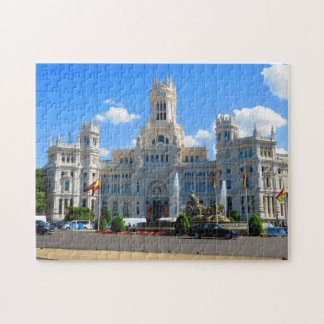 Cybele Palace, Madrid, Spanien Puzzle