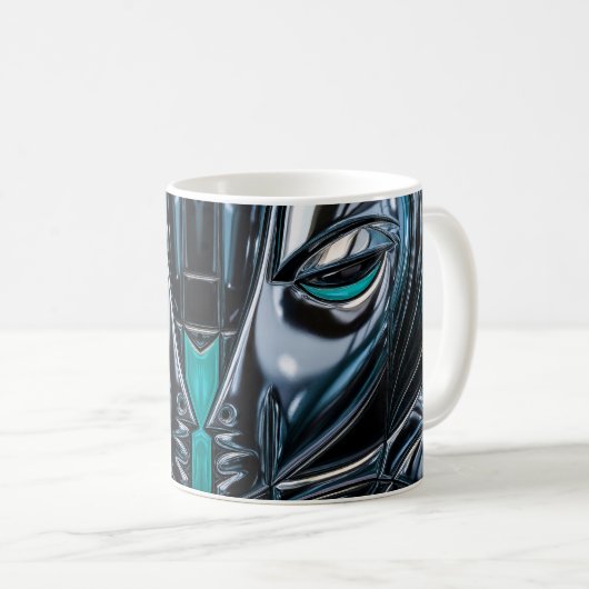 Cyber Abstract Coffee Kaffeetasse (VorderseiteRechts)